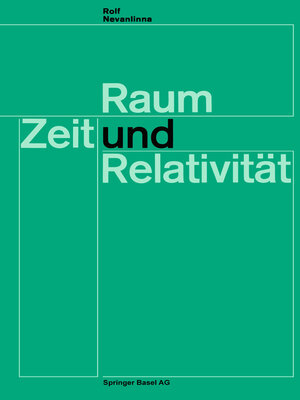 cover image of Raum, Zeit und Relativität